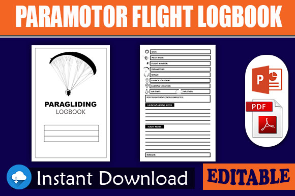  Paragliding Logbook Template